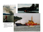 Marine Firefighting Fisher Lassie II by Campbell River Coast Guard Cutter Point Race